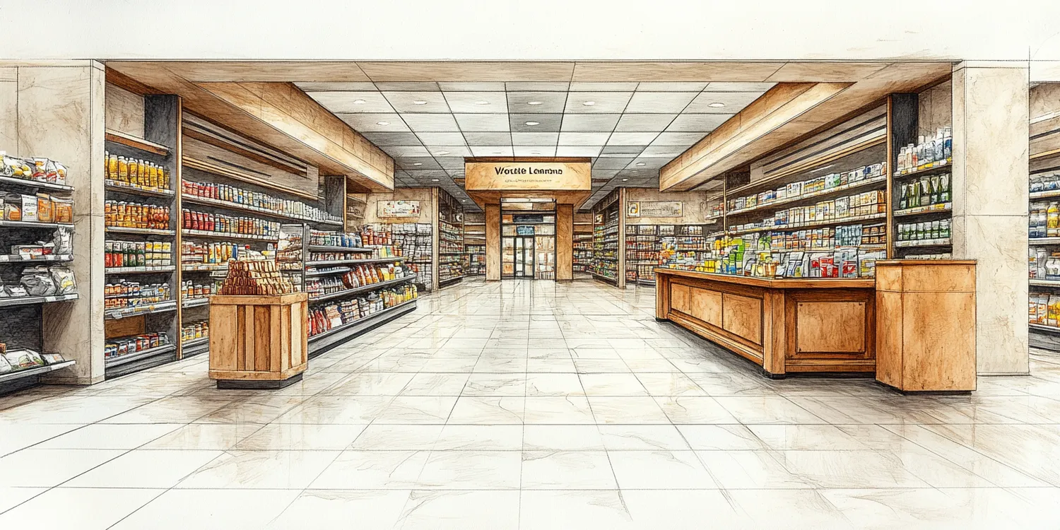 Jakie meble do sklepu spożywczego?