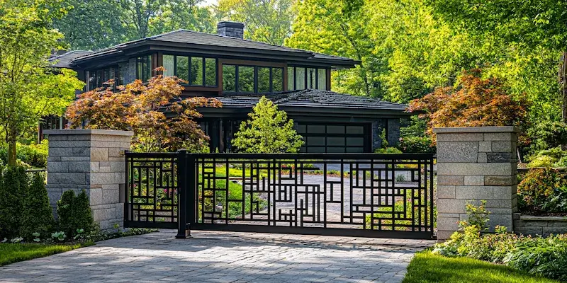 Aluminium Sichtschutzzaun aus Polen