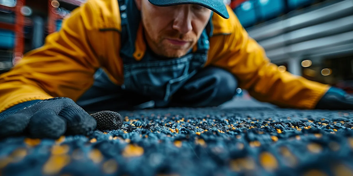 Usługa chemicznego prania wykładzin biurowych